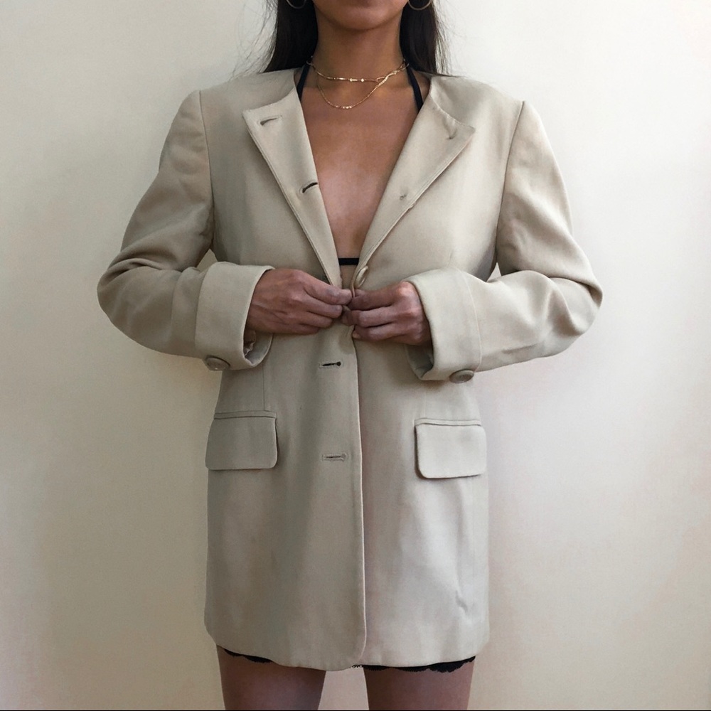 Jones New York Petite Beige Blazer